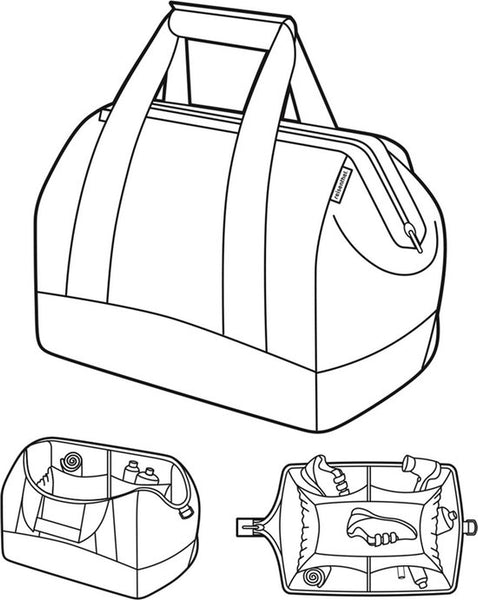 Reisenthel - allrounder tas L herringbone blue