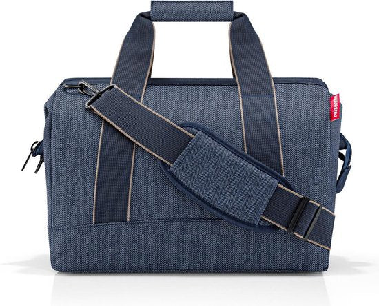 Reisenthel - allrounder tas L herringbone blue