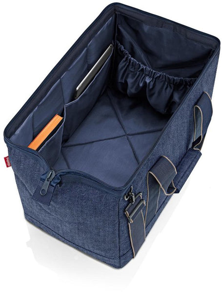 Reisenthel - allrounder tas L herringbone blue