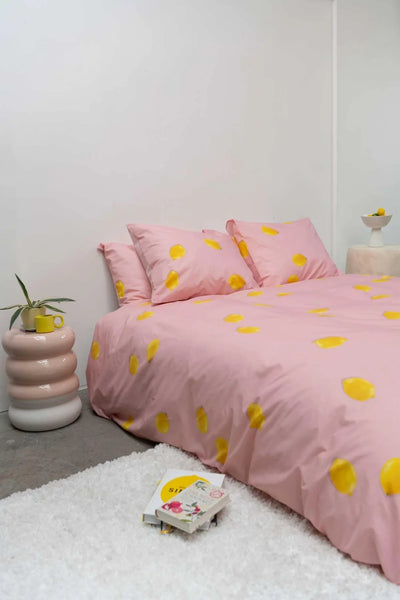 Snurk - dekbedset 140x200cm lemon