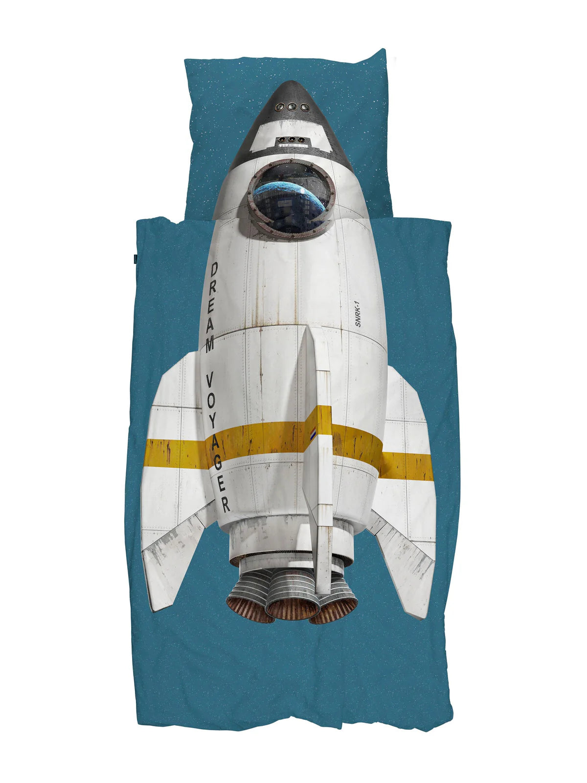 Snurk - dekbedset 140x200cm rocket blue