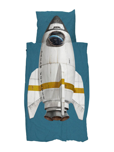 Snurk - dekbedset 140x200cm rocket blue