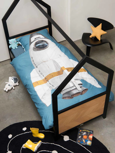 Snurk - dekbedset 140x200cm rocket blue