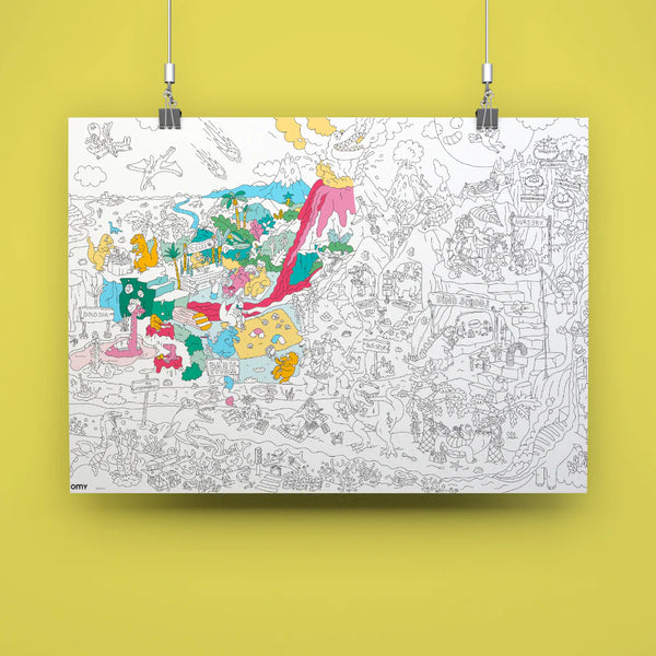 OMY - giant poster dinos