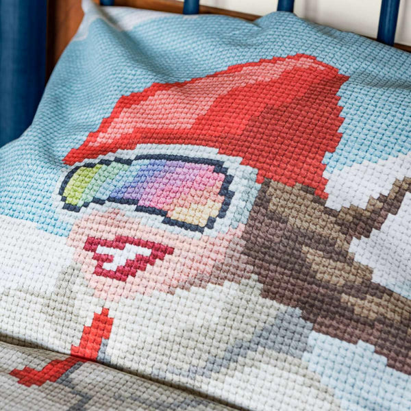 Snurk - dekbedset Ski Girl 140x200