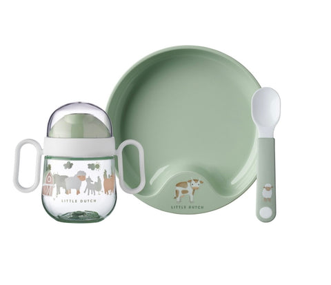 Mepal - 3-delig babyservies Mio little farm