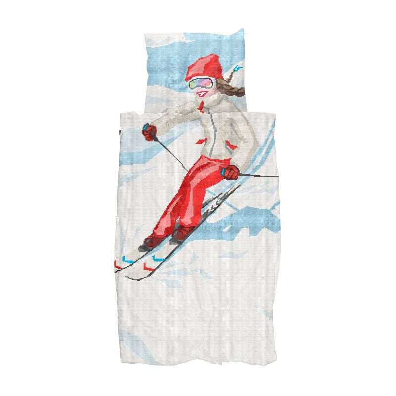 Snurk - dekbedset Ski Girl 140x200