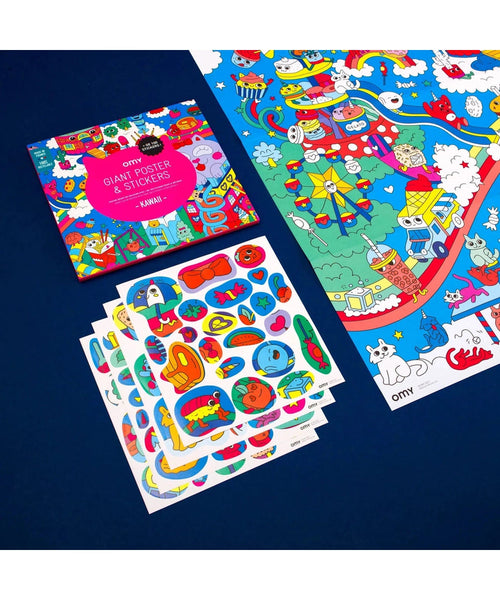 OMY - sticker poster 70 x 100 cm