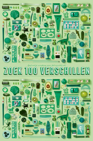 Stratier - xl poster - zoek 100 verschillend groen