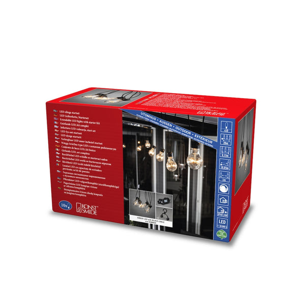 Konstsmide lichtsnoer extra warm (10 lampen) STARTSET