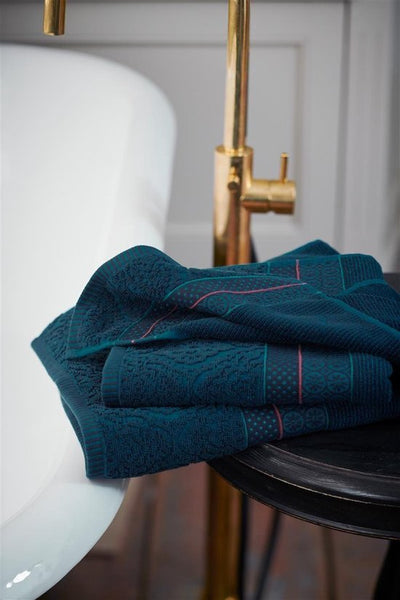 Pip Studio - Zellige handdoek dark blue