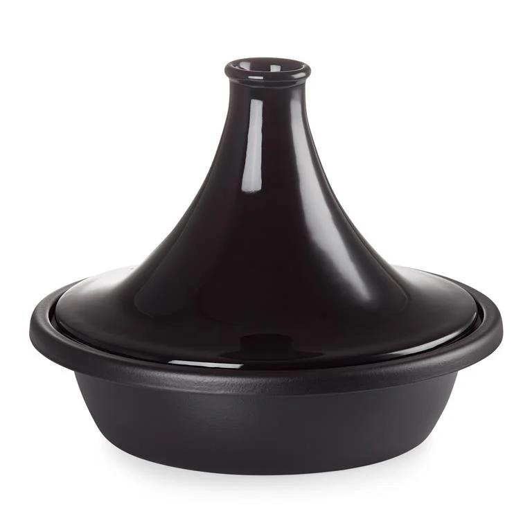 Le Creuset - Tajine gietijzer/aardewerk zwart