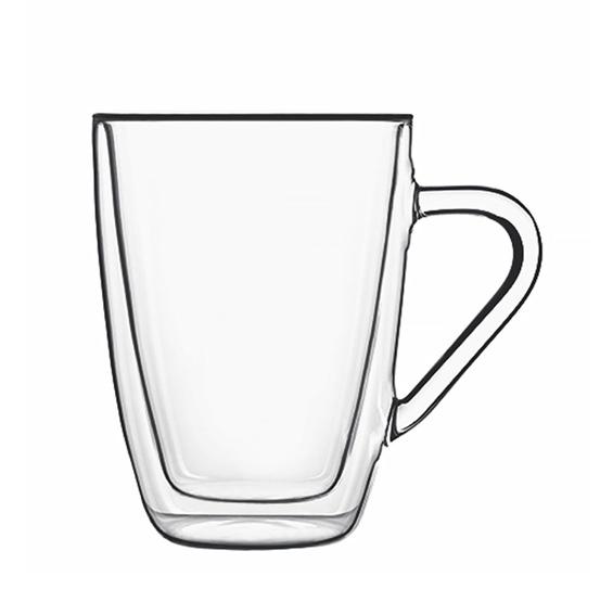 Bormioli - s/2 dubbelwandige glazen - Coffee and tea mug