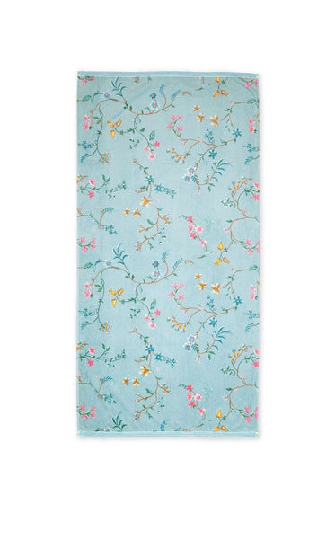 Pip Studio - Les Fleurs handdoek blue